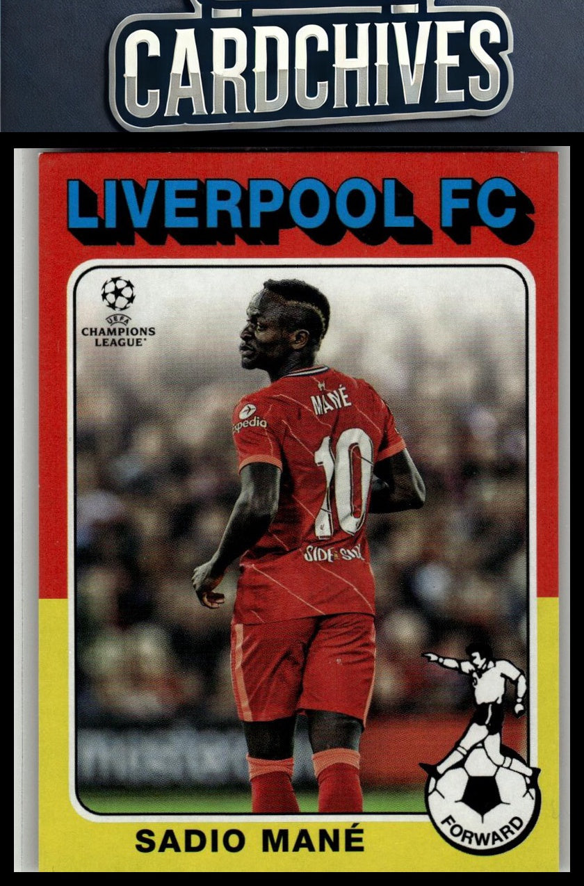 Sadio Mané 2021-22 Topps UEFA Champions League #75-03 1975-76 Retro