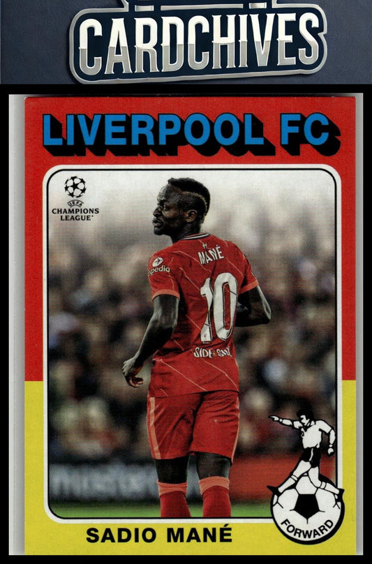 Sadio Mané 2021-22 Topps UEFA Champions League #75-03 1975-76 Retro