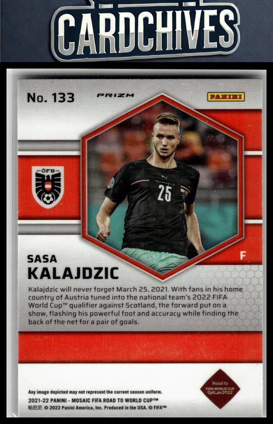 Sasa Kalajdzic 2021-22 Panini Mosaic Road to FIFA World Cup #133 Silver