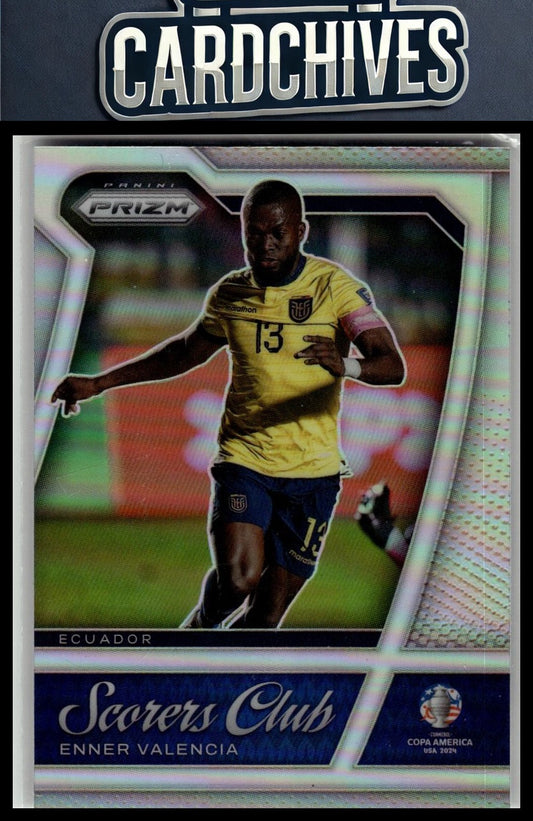 Enner Valencia 2024 Panini Prizm CONMEBOL Copa America #8 Scorers Club Silver