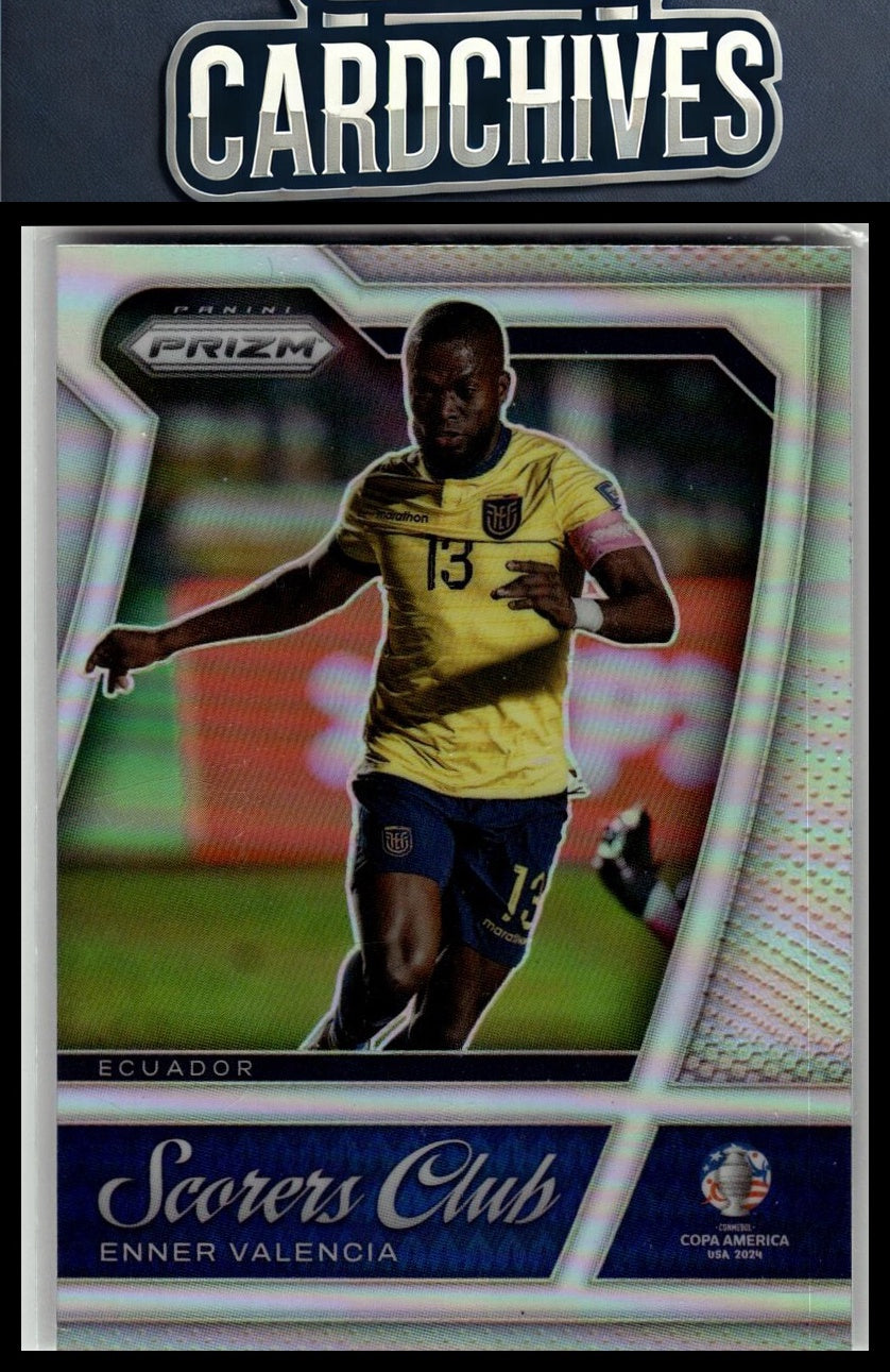Enner Valencia 2024 Panini Prizm CONMEBOL Copa America #8 Scorers Club Silver
