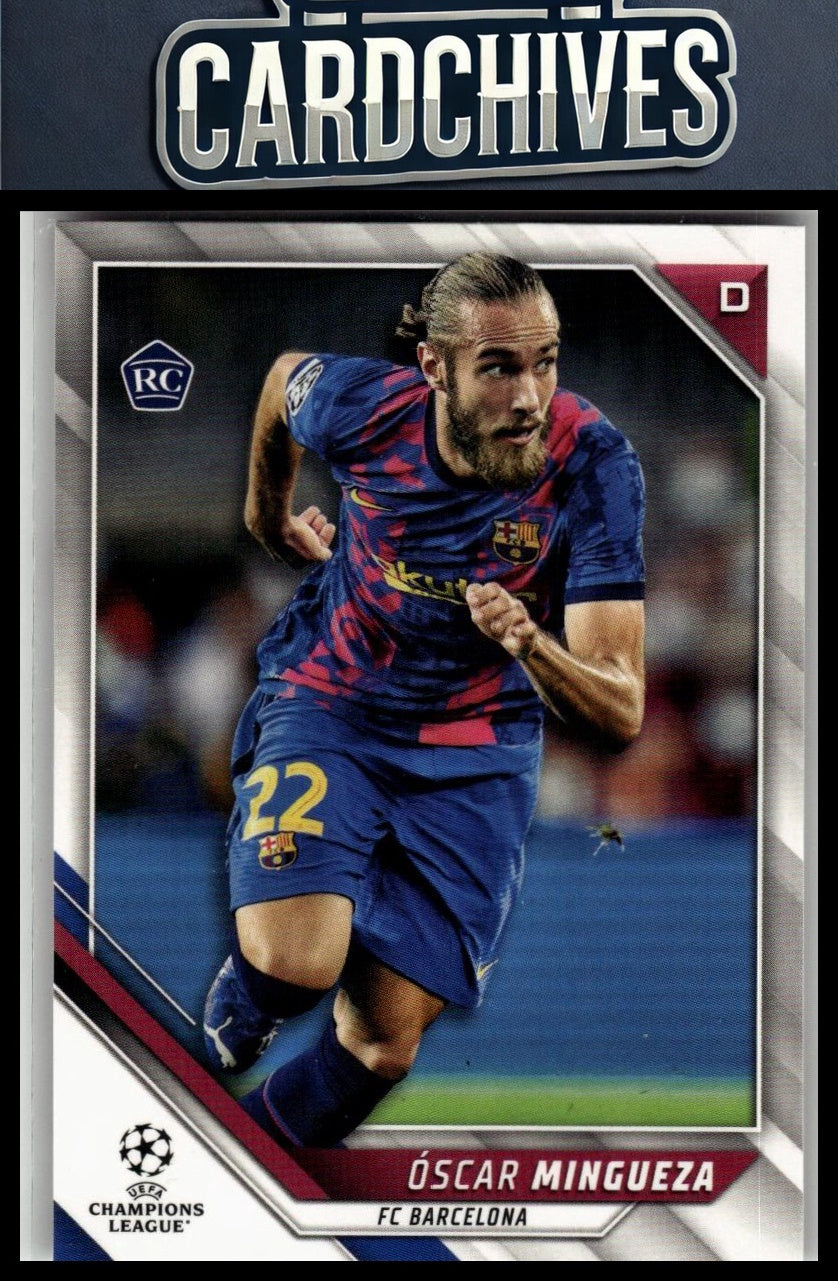 Óscar Mingueza 2021-22 Topps UEFA Champions League #41 Rookie