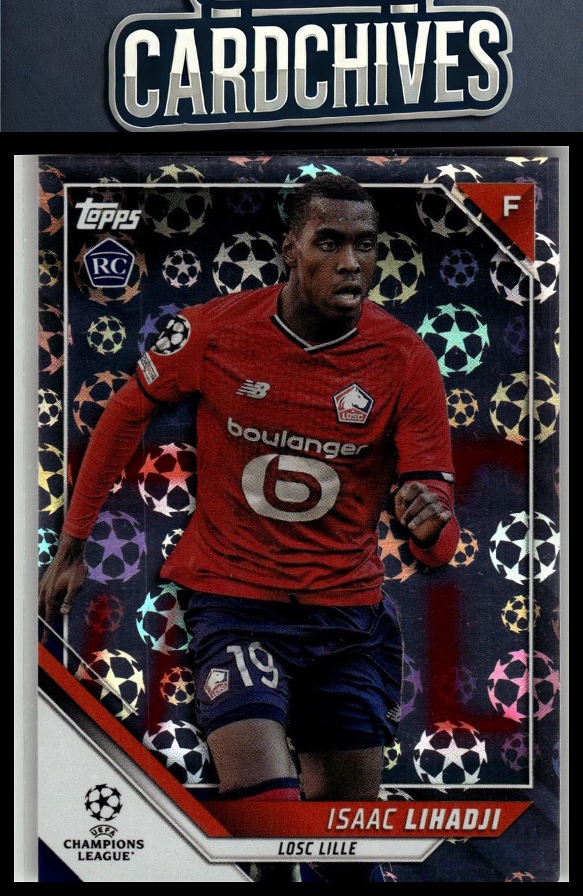 Isaac Lihadji 2021-22 Topps UEFA Champions League #185 Starball Foil Rookie