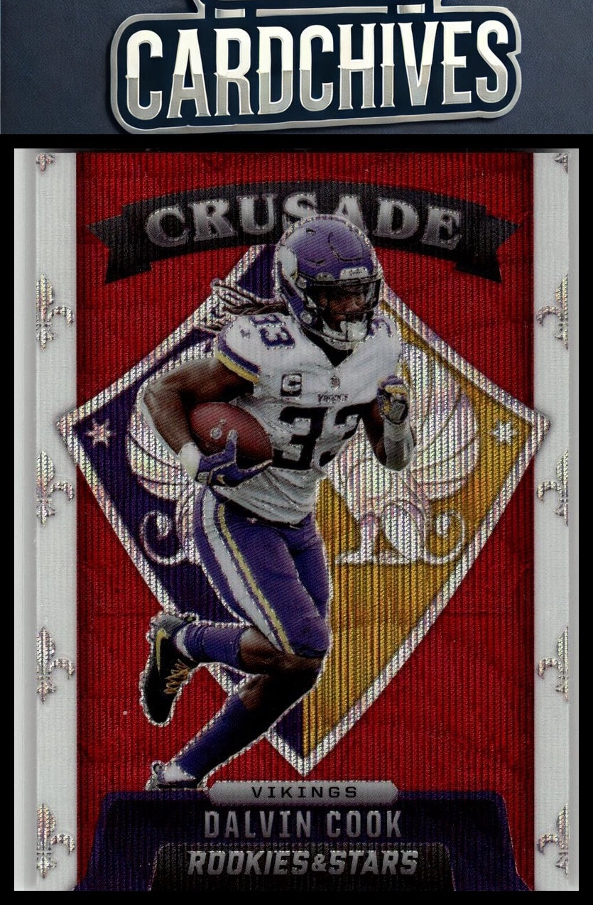Dalvin Cook 2021 Panini Rookies & Stars #CR-5 Crusade Red Wave