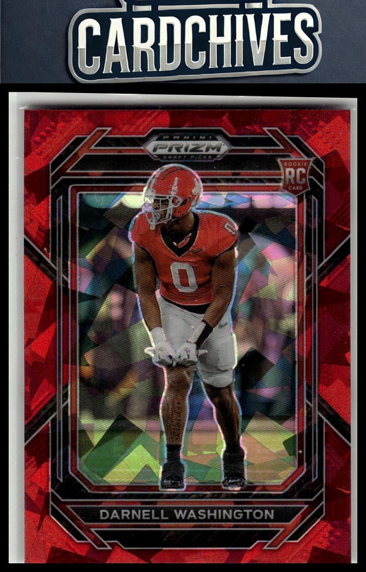 Darnell Washington 2023 Panini Prizm Draft Picks #156 Prizms Red Ice