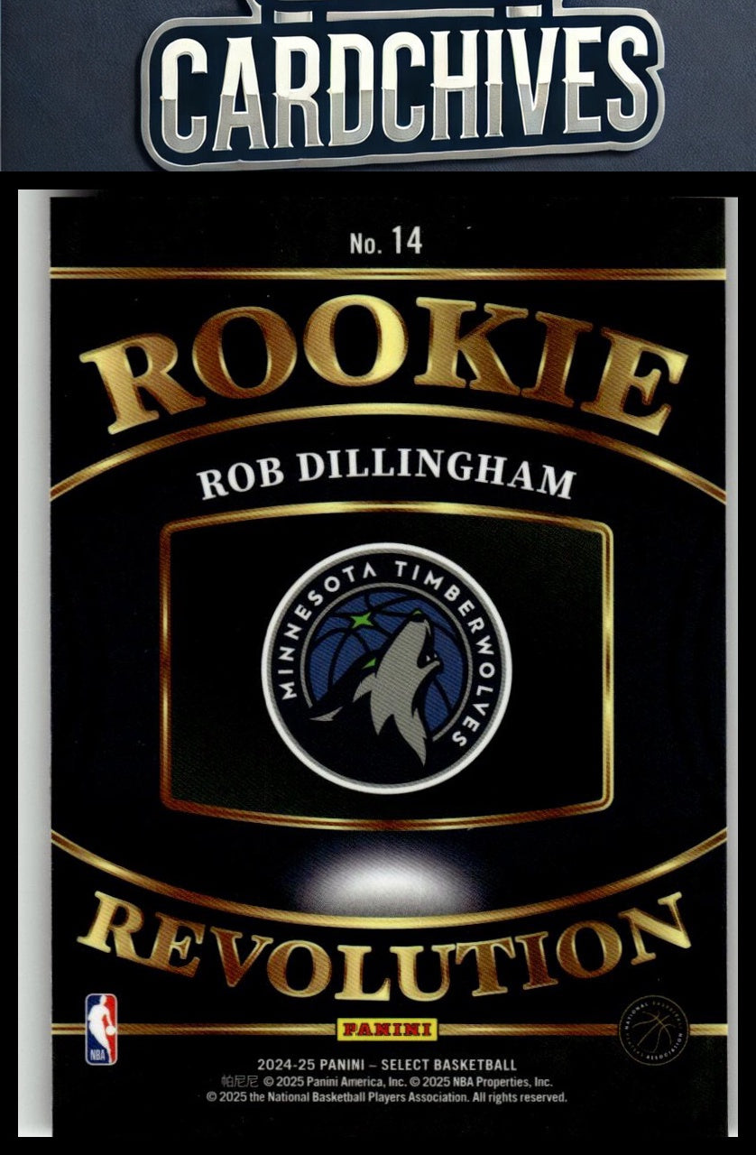 Rob Dillingham 2024-25 Panini Select #14 Rookie Revolution