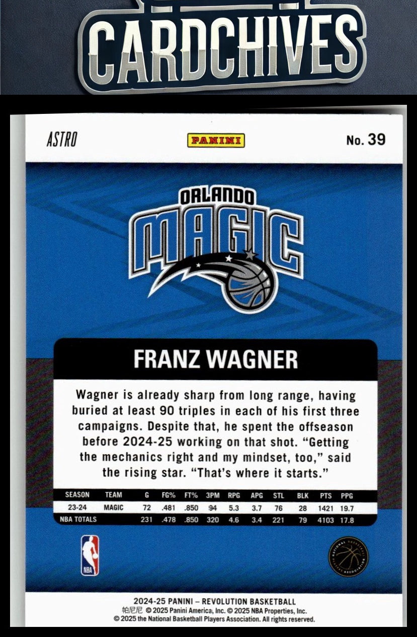 Franz Wagner 2024-25 Panini Revolution #39 Astro