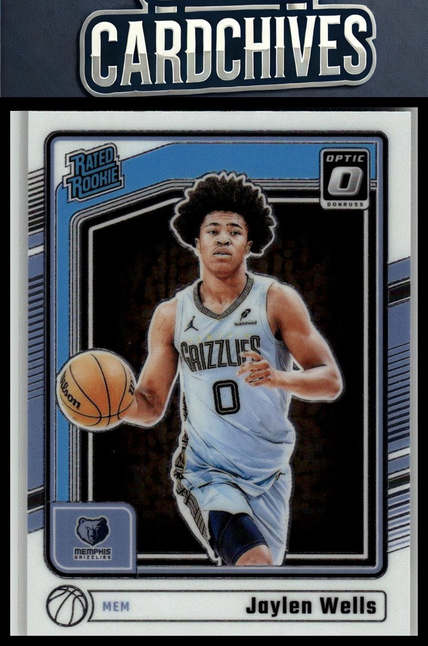 Jaylen Wells 2024-25 Donruss Optic #252 Rookie RC