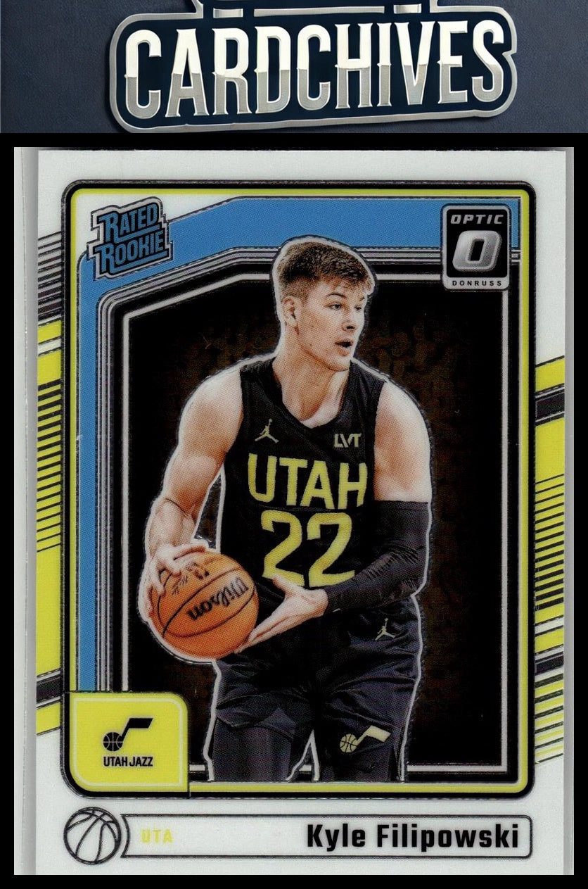 Kyle Filipowski 2024-25 Donruss Optic #300 Rookie