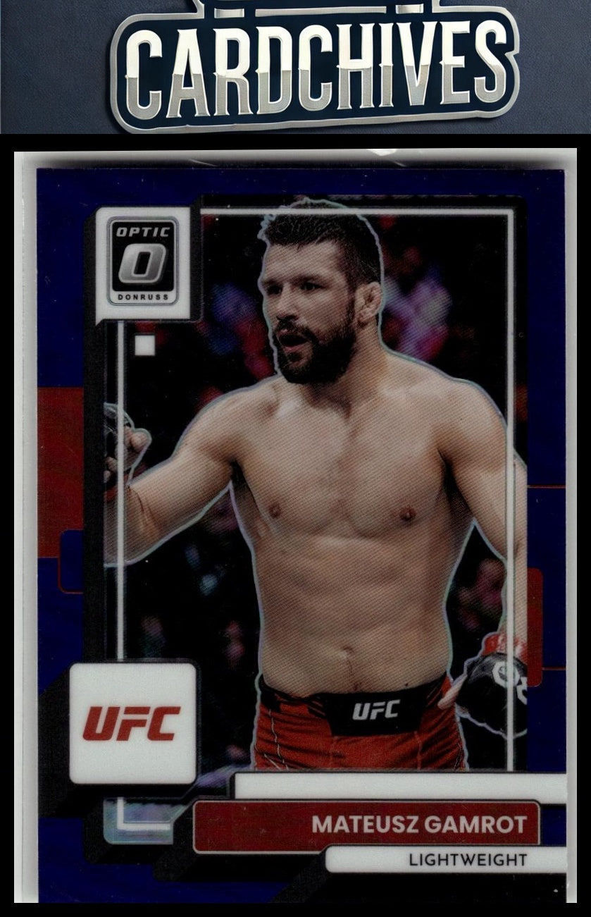 Mateusz Gamrot 2023 Donruss Optic UFC #34 Purple