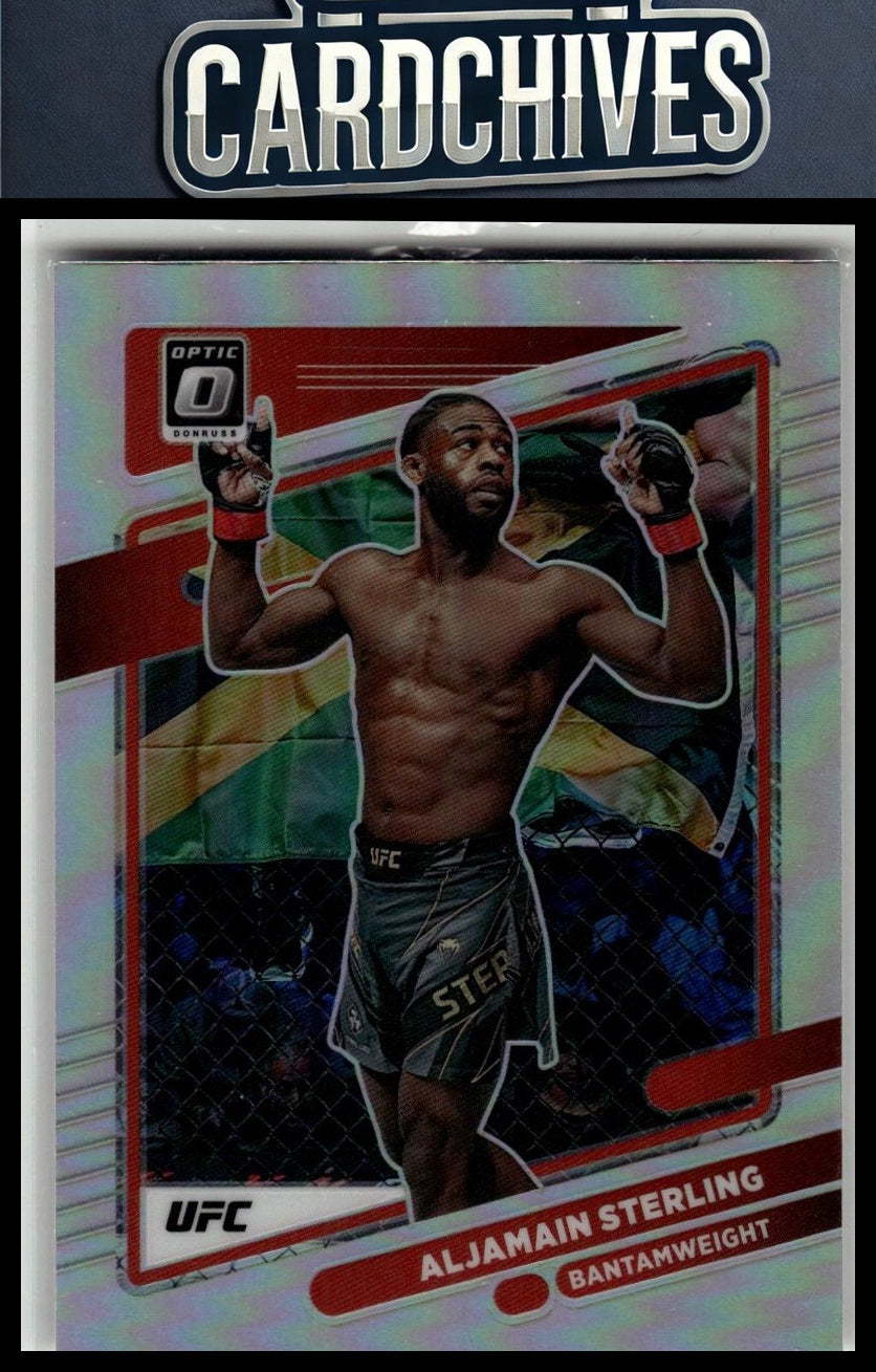 Aljamain Sterling 2022 Donruss Optic UFC #64 Holo