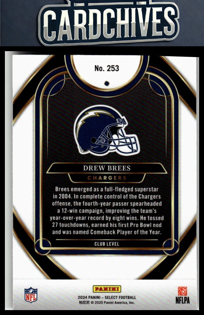 Drew Brees 2024 Panini Select #253