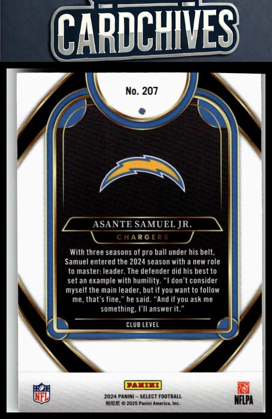 Asante Samuel Jr. 2024 Panini Select #207