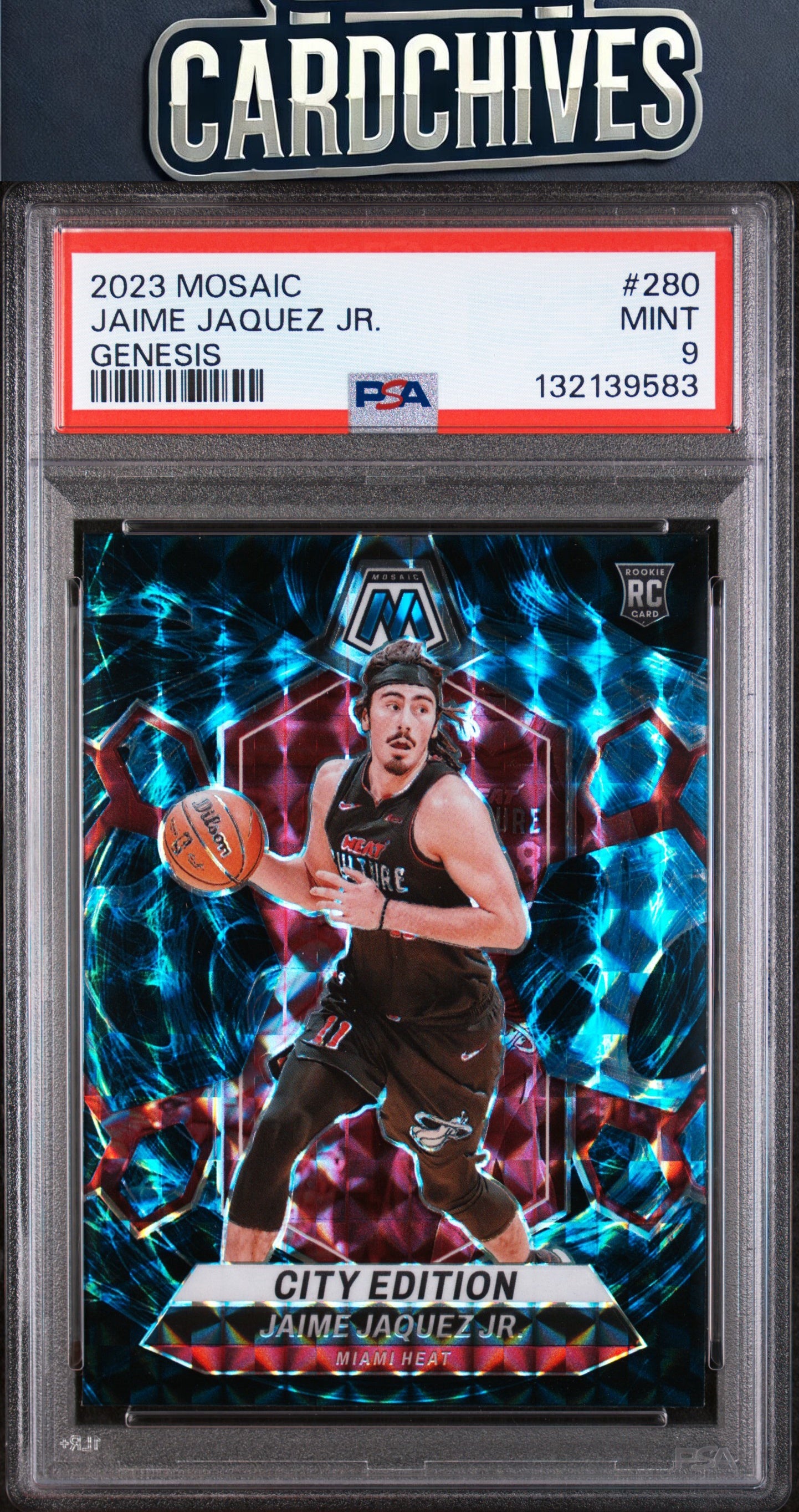 Jaime Jaquez Jr. 2023-24 Panini Mosaic #280 Genesis PSA 9 MINT