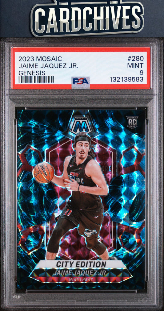 Jaime Jaquez Jr. 2023-24 Panini Mosaic #280 Genesis PSA 9 MINT
