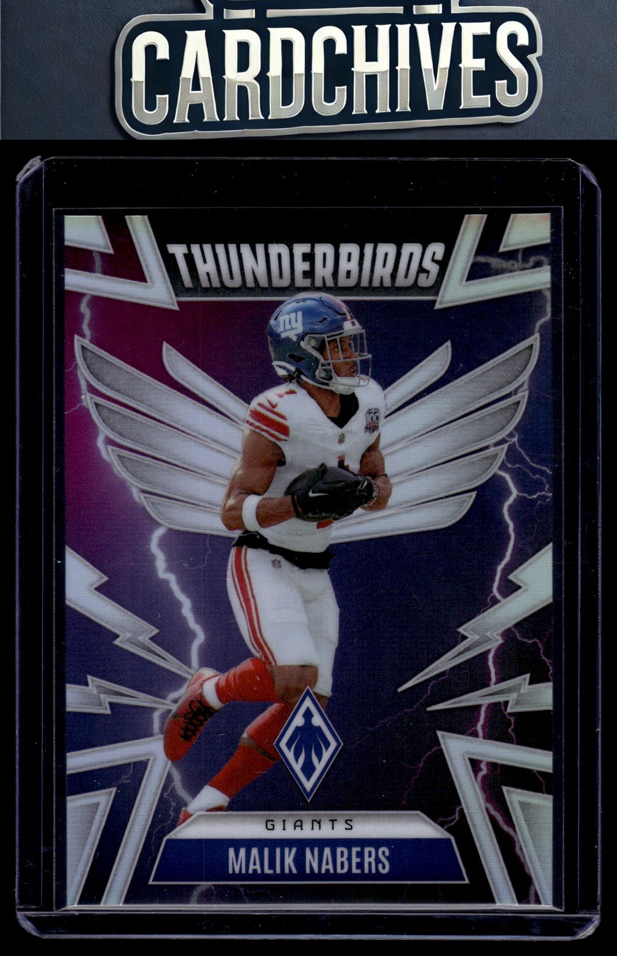 Malik Nabers 2025 Panini Phoenix #39 Thunderbirds