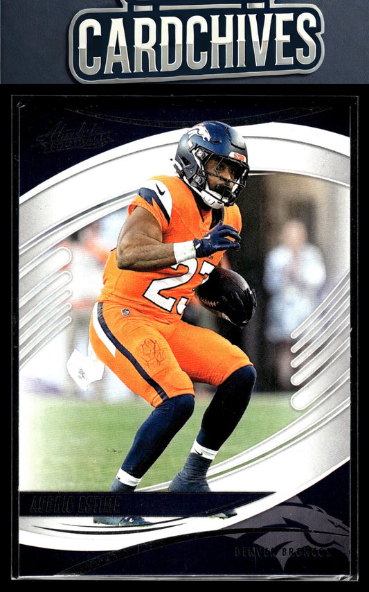 Audric Estime 2025 Panini Absolute #21 Retail