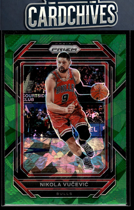 Nikola Vucevic 2022-23 Panini Prizm #80 Prizms Green Ice