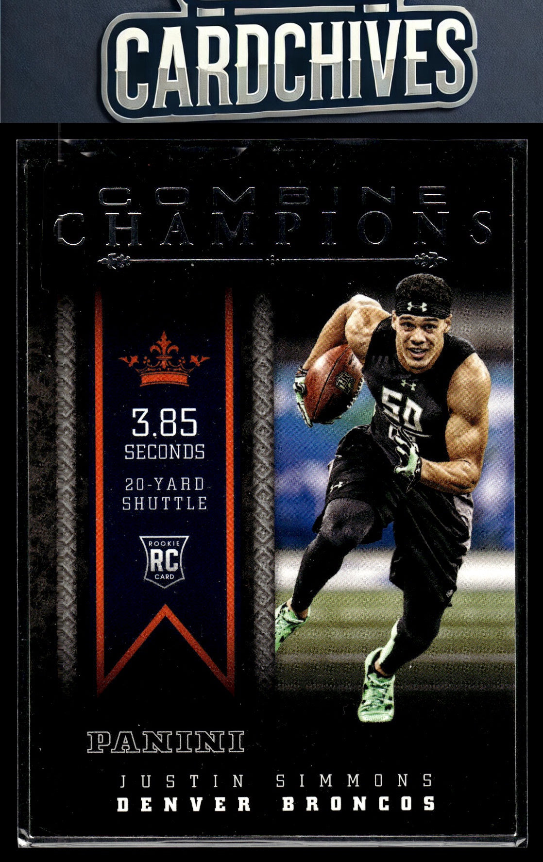 Justin Simmons 2016 Panini #15 Combine Champions