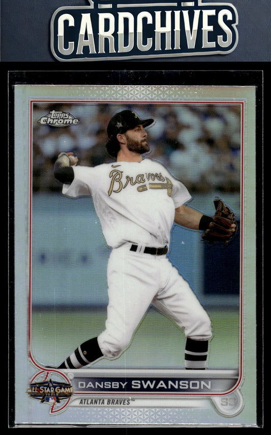 Dansby Swanson 2022 Topps Chrome Update #ASGC-31 2022 All-Star Game Chrome