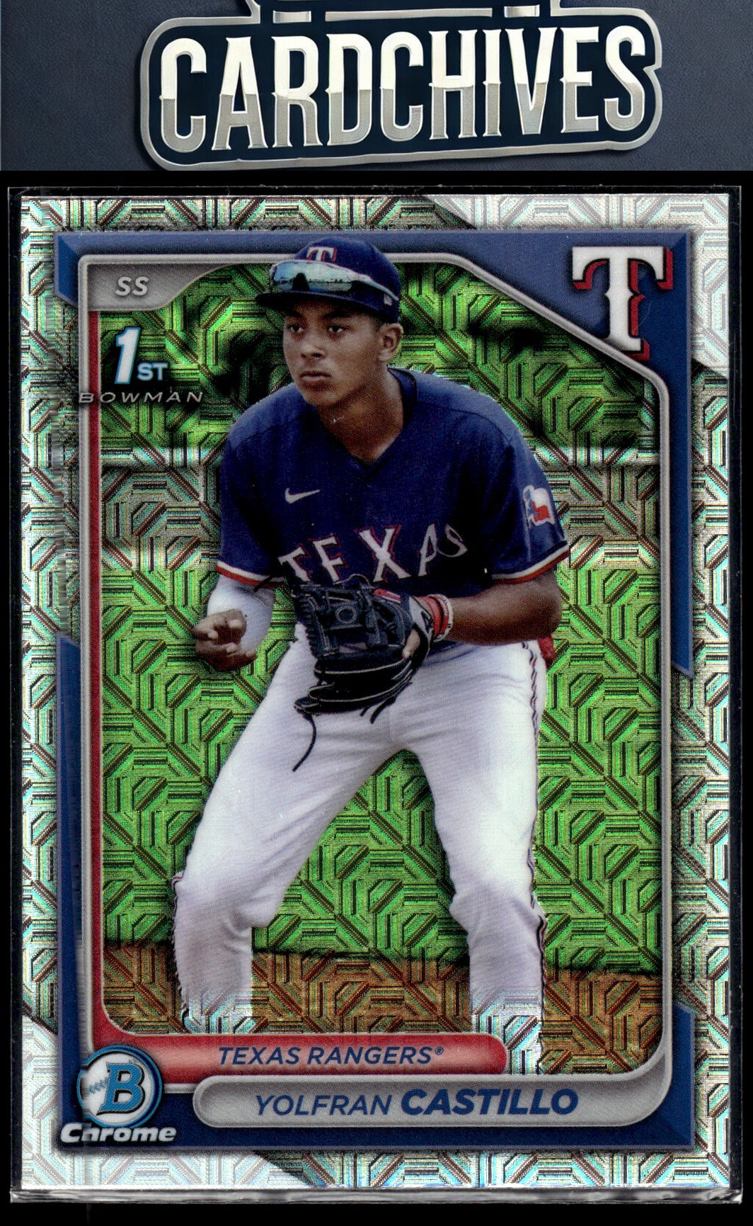 Yolfran Castillo 2024 Bowman Chrome #BCP-159 Prospects Mojo Refractors