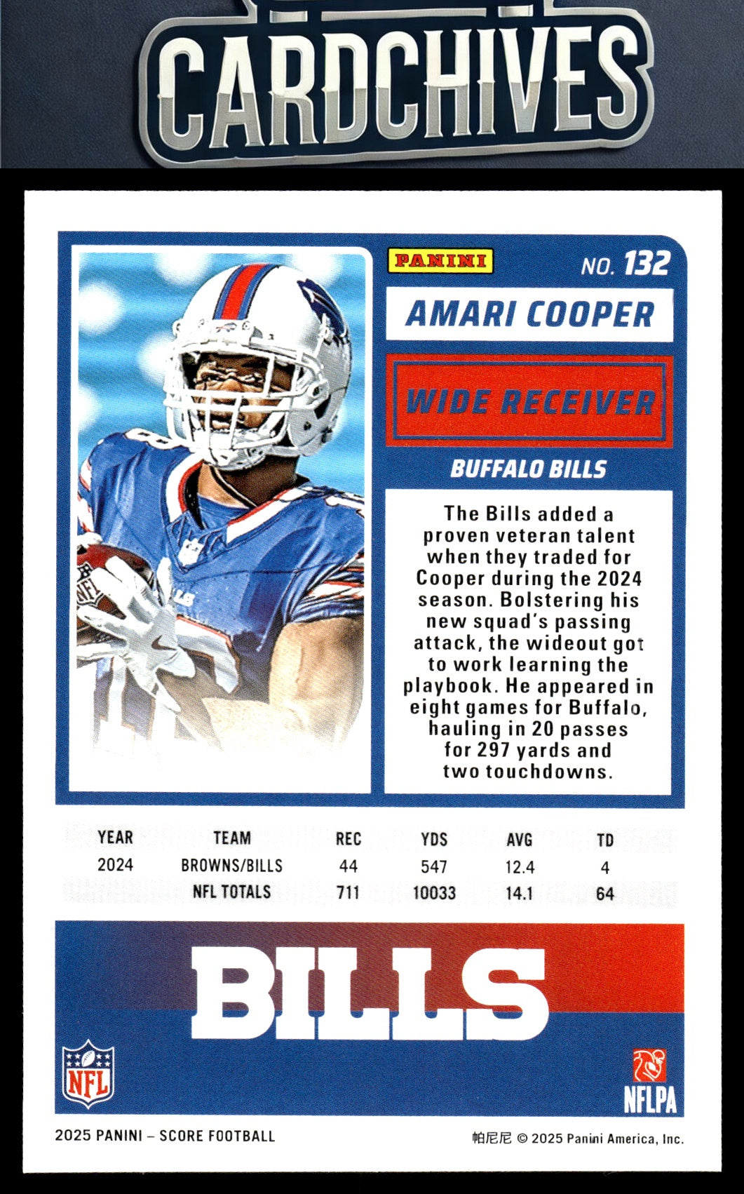 Amari Cooper 2025 Score #132