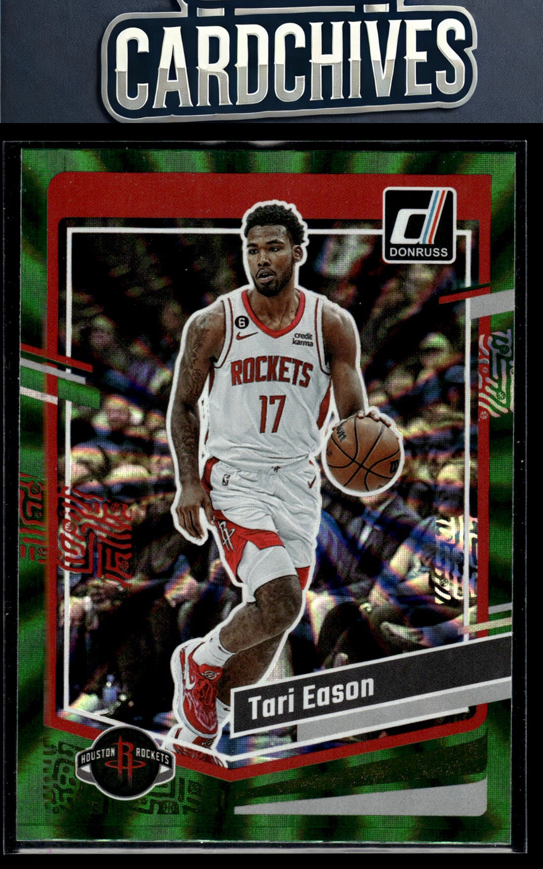 Tari Eason 2023-24 Donruss #92 Green Laser Holo