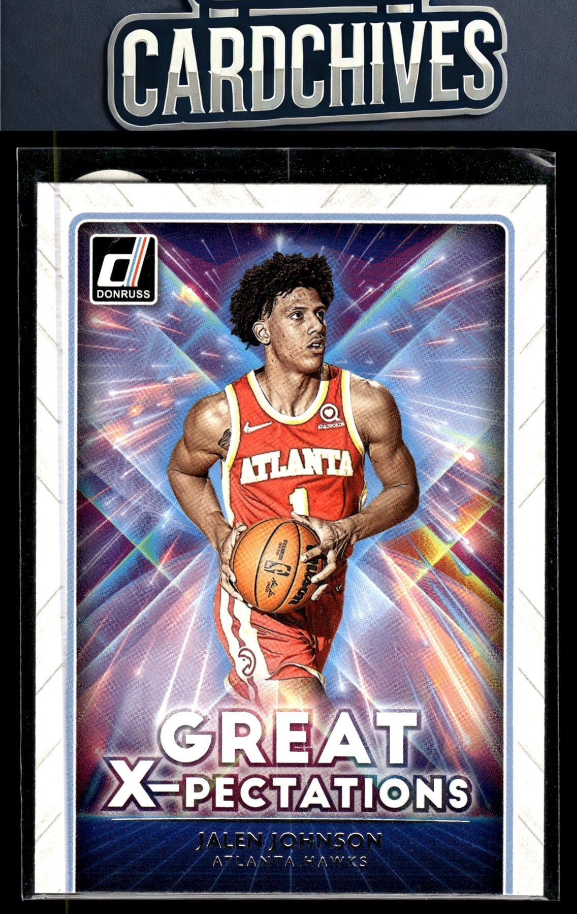 Jalen Johnson 2021-22 Donruss #18 Great X-pectations