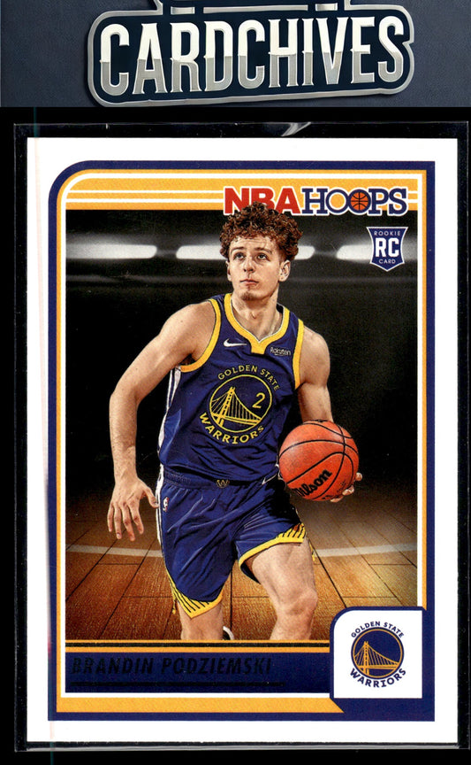 Brandin Podziemski 2023-24 Hoops #264 Rookie RC