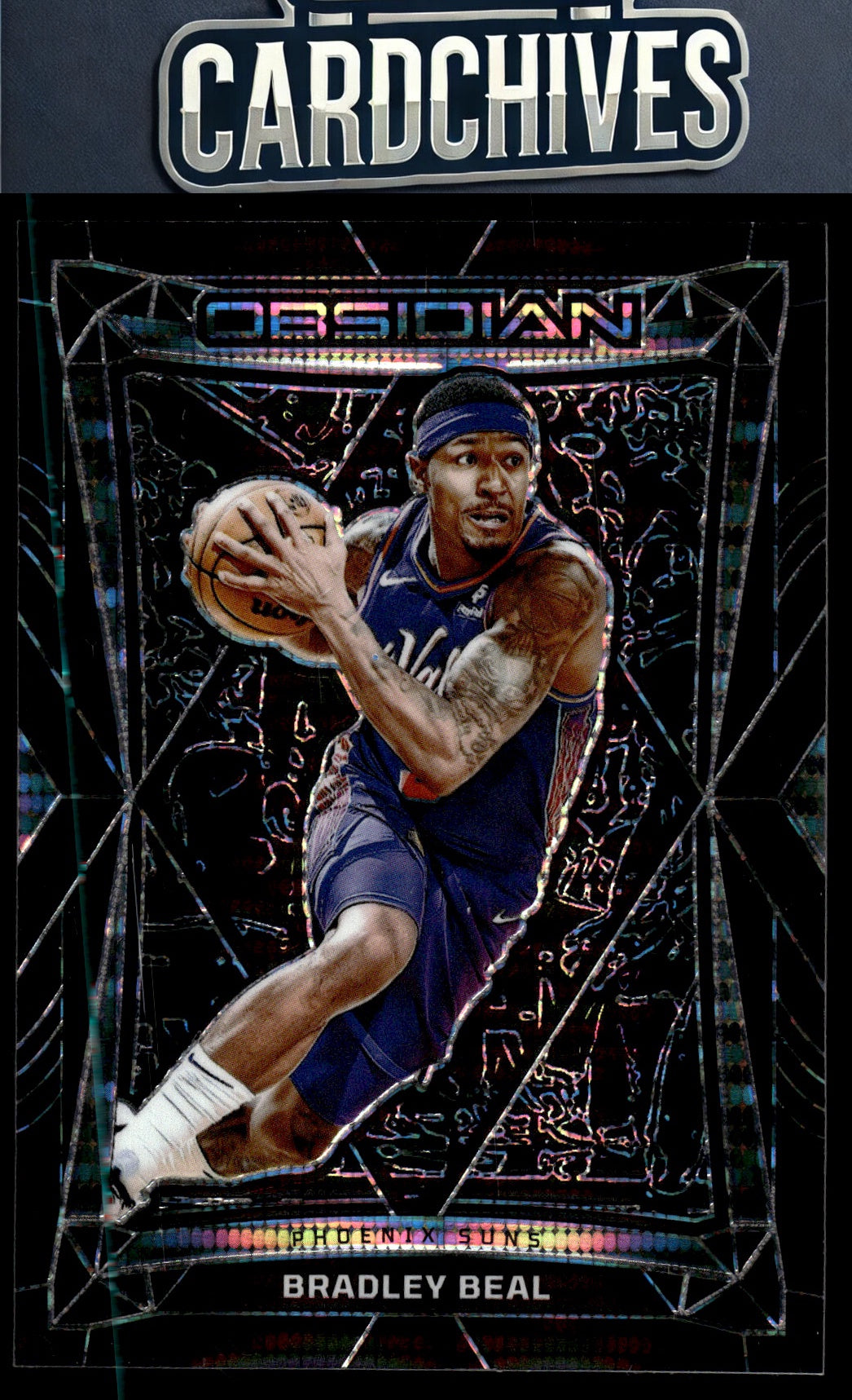 Bradley Beal 2023-24 Panini Obsidian #180 Electric Etch International