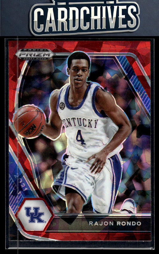 Rajon Rondo 2021 Panini Prizm Draft Picks #97 Red Ice