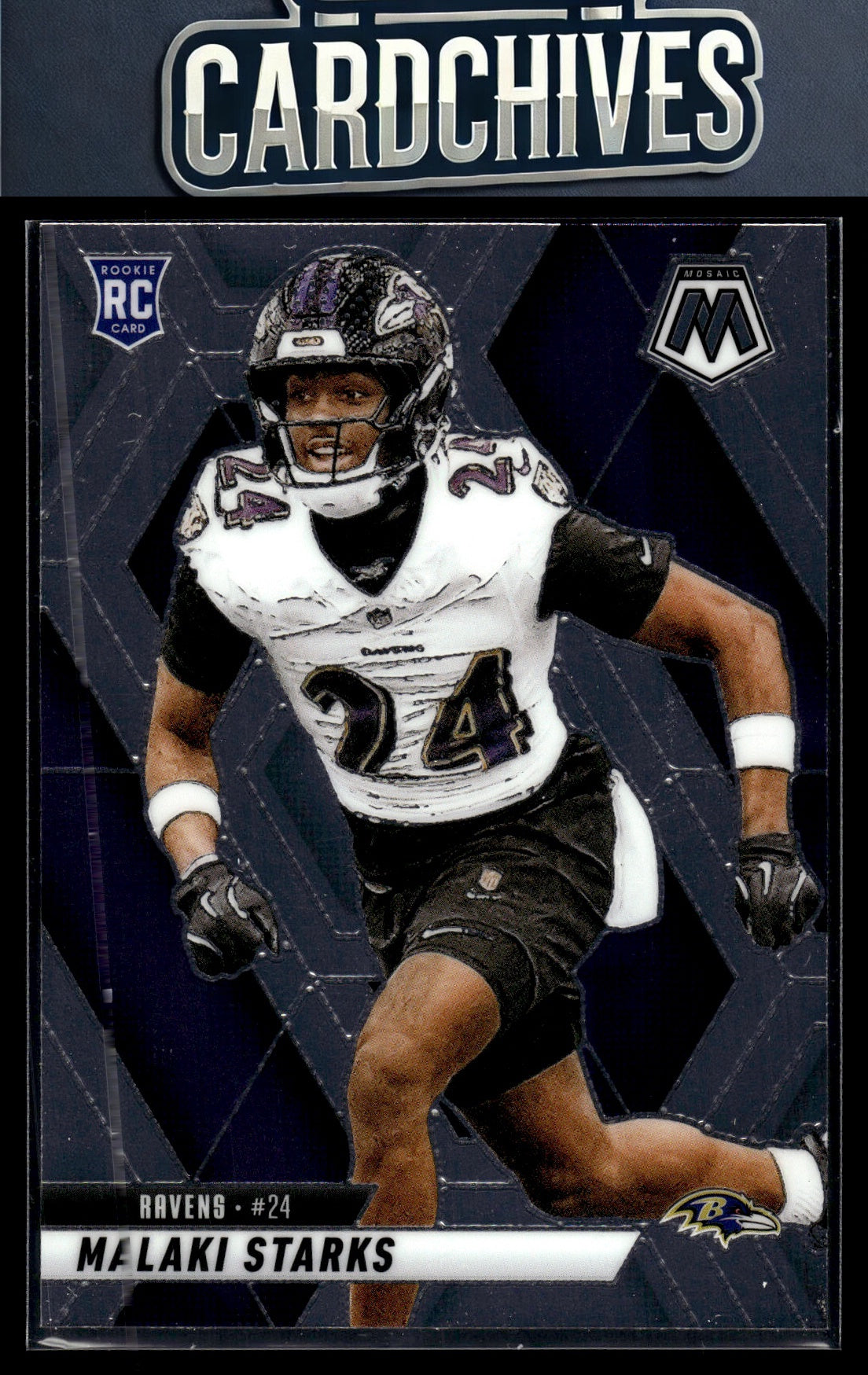 Malaki Starks 2025 Panini Mosaic #347 Rookie RC