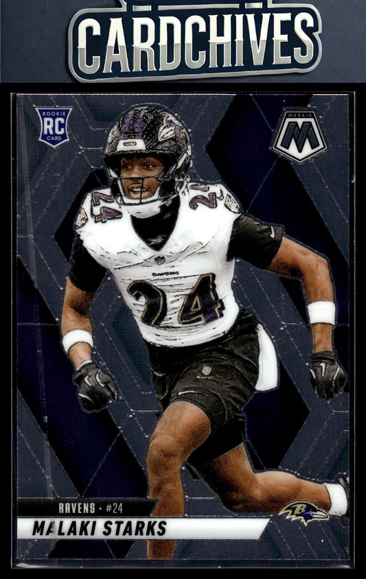 Malaki Starks 2025 Panini Mosaic #347 Rookie RC
