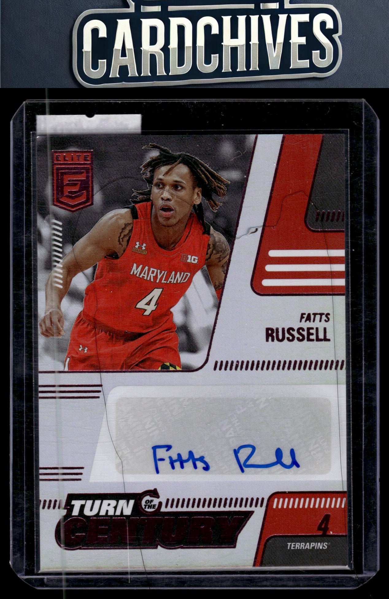 Fatts Russell 2022 Chronicles DP #TTC-DRU Turn of the Century Autographs