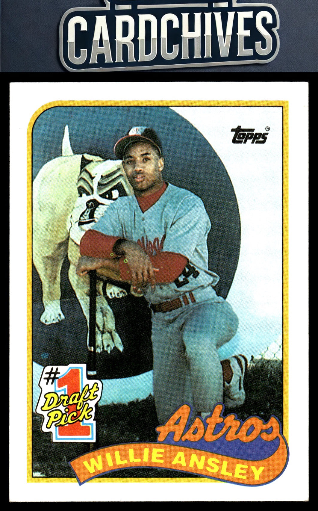 Willie Ansley 1989 Topps #607 Rookie