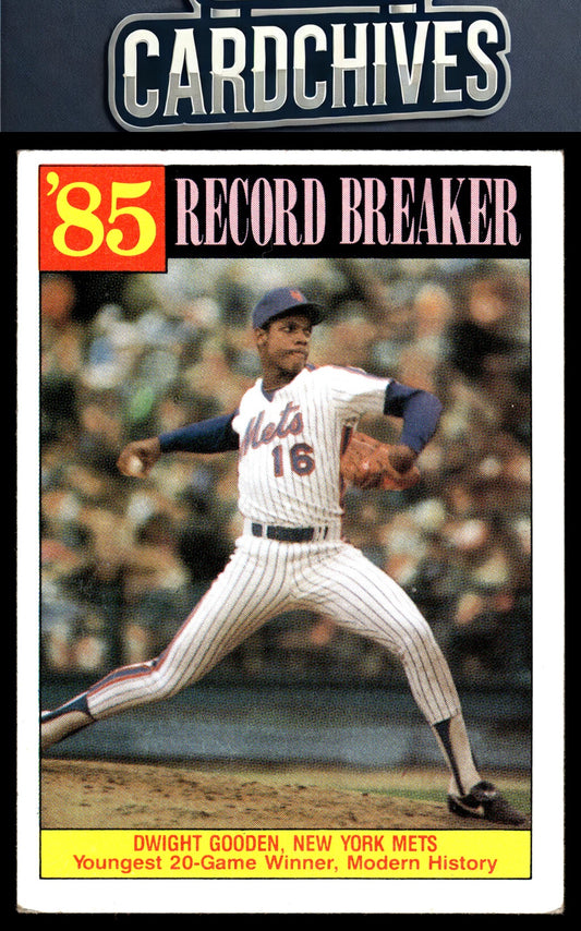 Dwight Gooden 1986 Topps #202