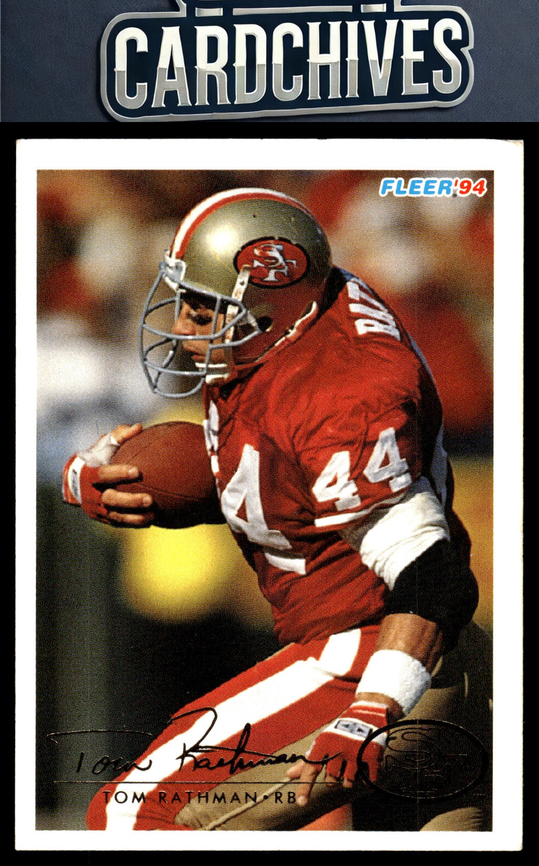Tom Rathman 1994 Fleer #419