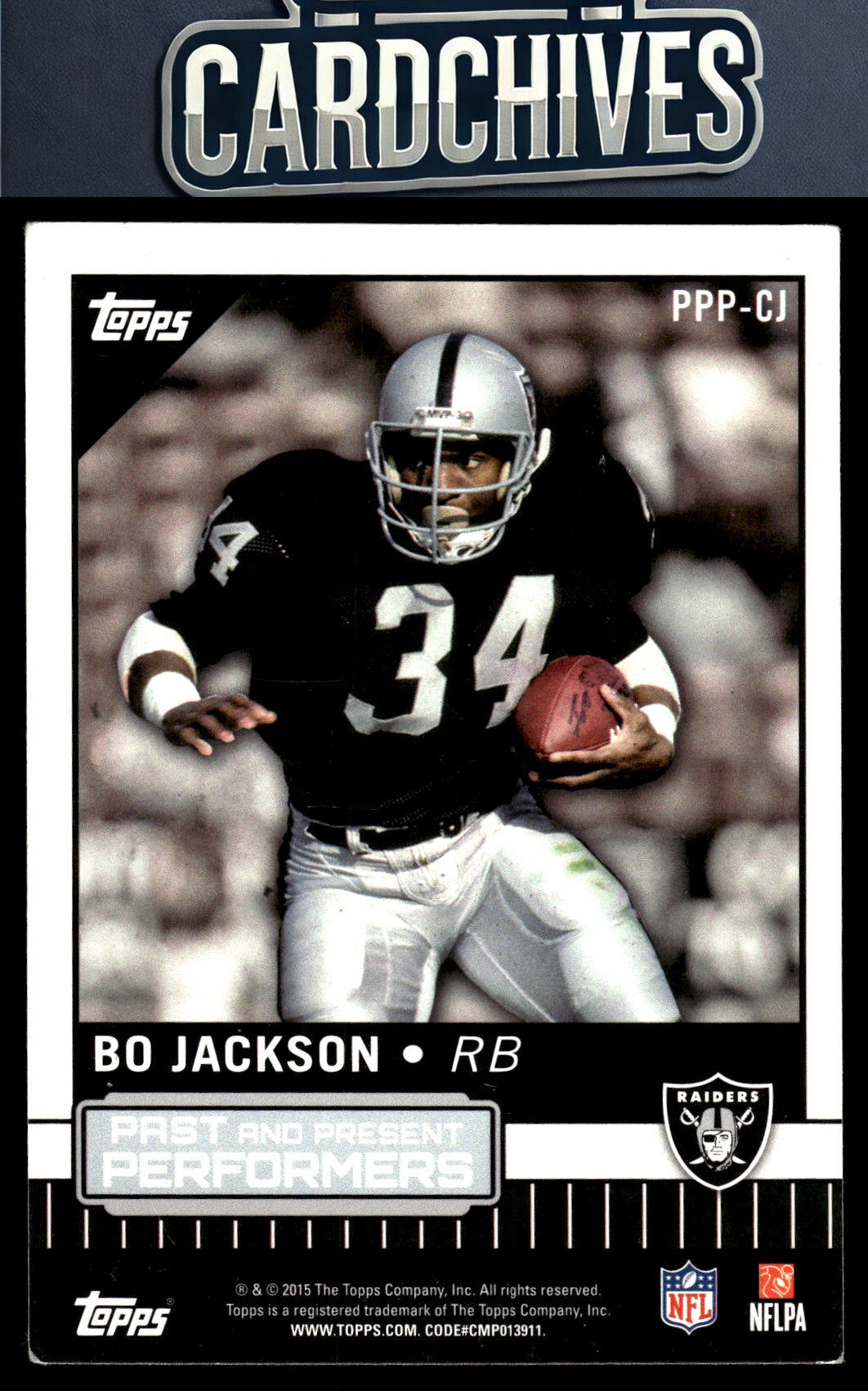Amari Cooper / Bo Jackson 2015 Topps #PPP-CJ Past and Present Performers