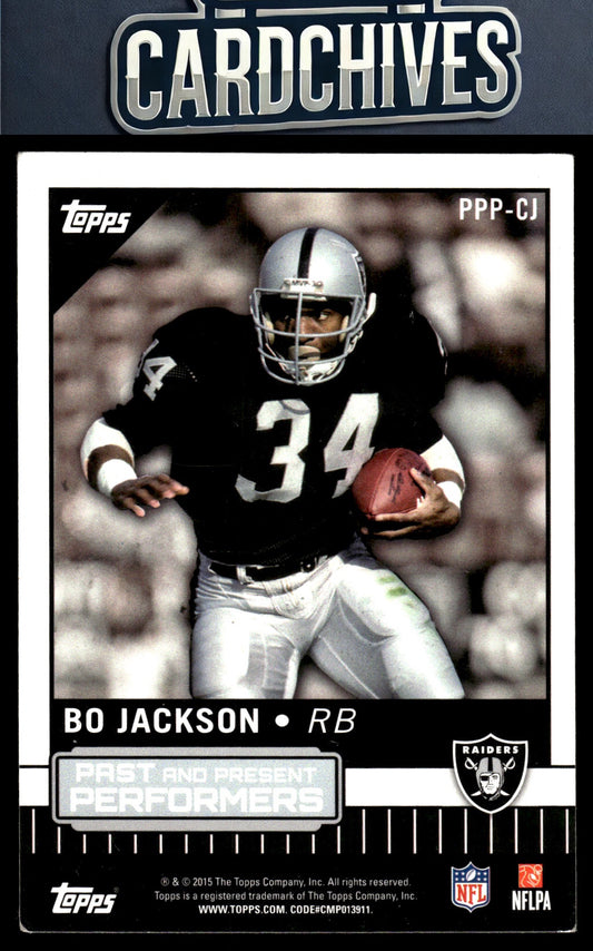 Amari Cooper / Bo Jackson 2015 Topps #PPP-CJ Past and Present Performers