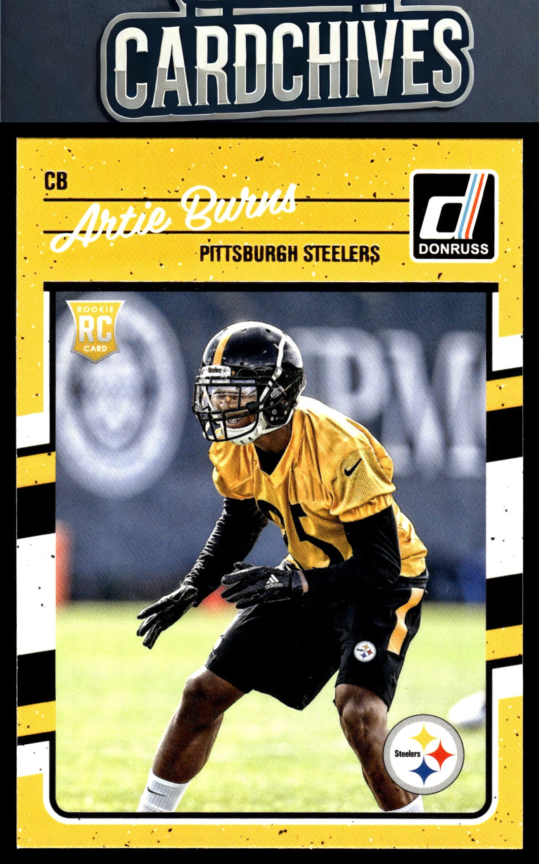 Artie Burns 2016 Donruss #303 Rookie RC