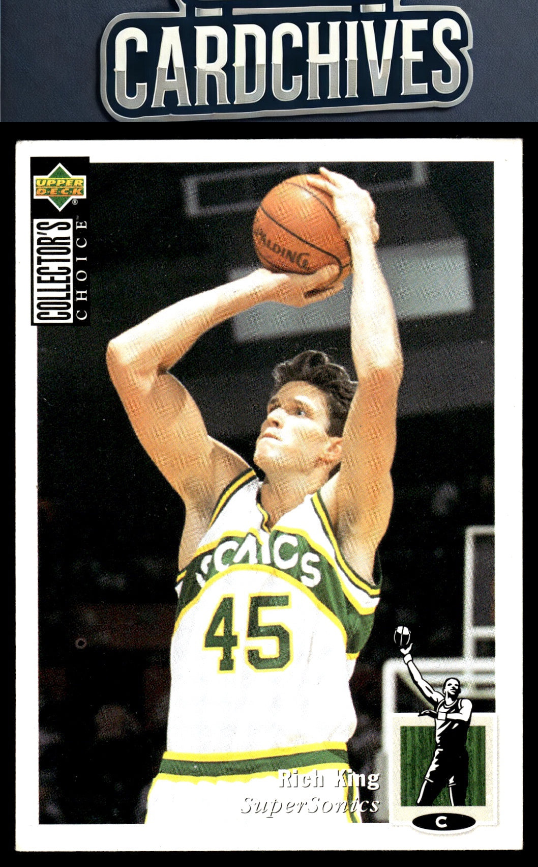 Rich King 1994-95 Collector's Choice French #161