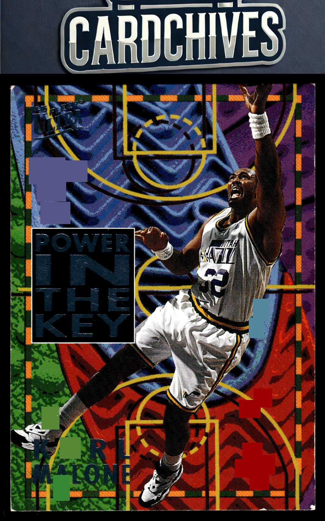 Karl Malone 1994-95 Ultra #5 Power in the Key