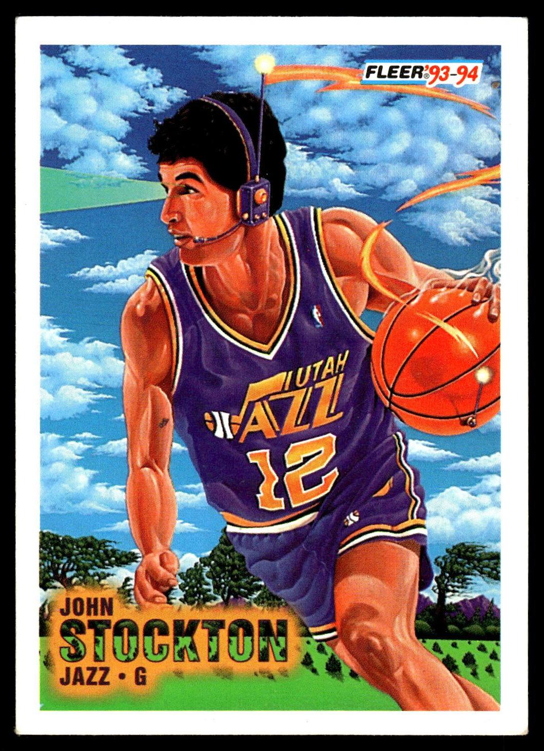 John Stockton 1993-94 Fleer #236