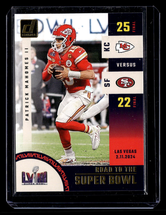 Patrick Mahomes II 2024 Donruss #SBCHAMP Road to the Super Bowl Championship