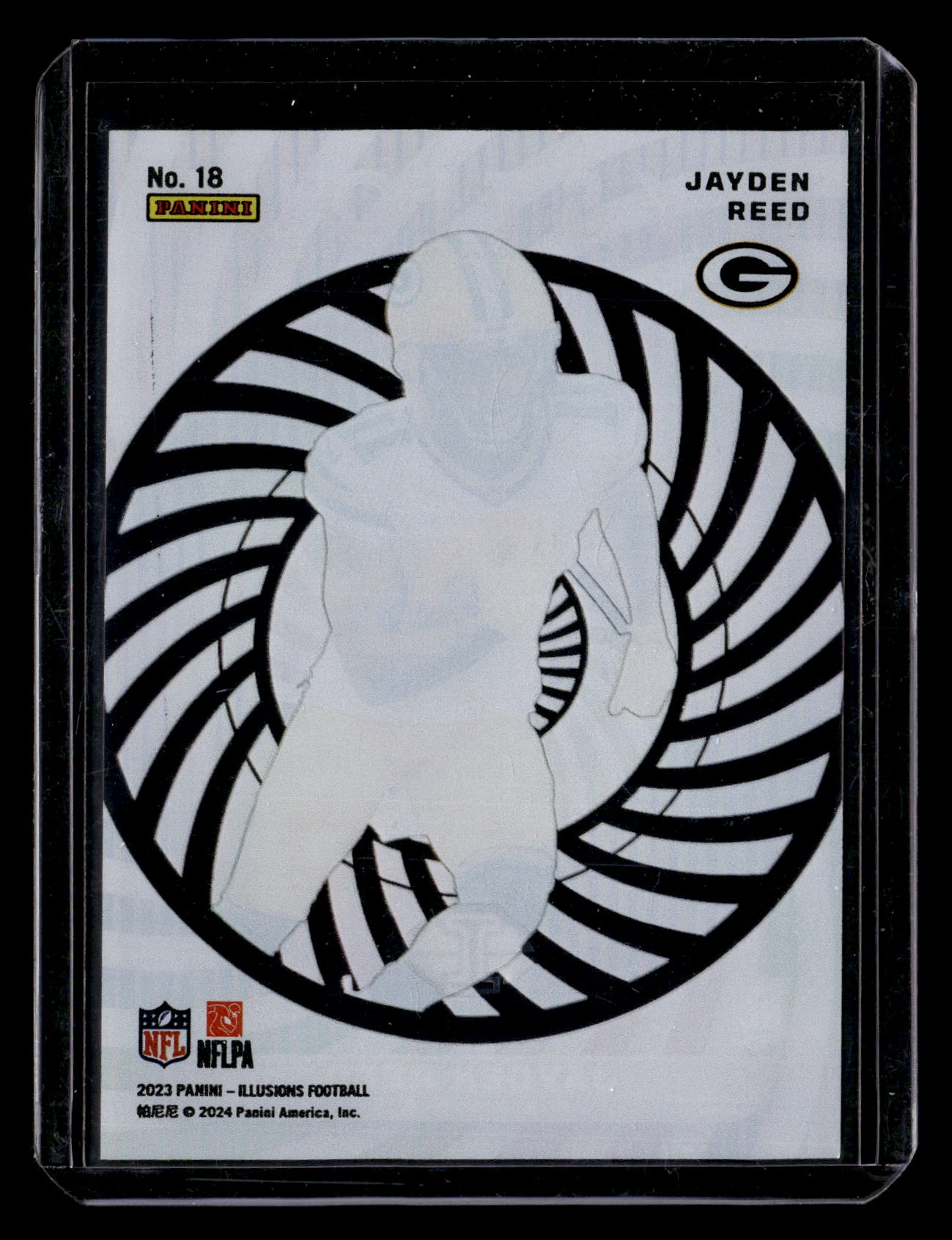 Jayden Reed 2023 Panini Illusions #18 Mystique Mosaic