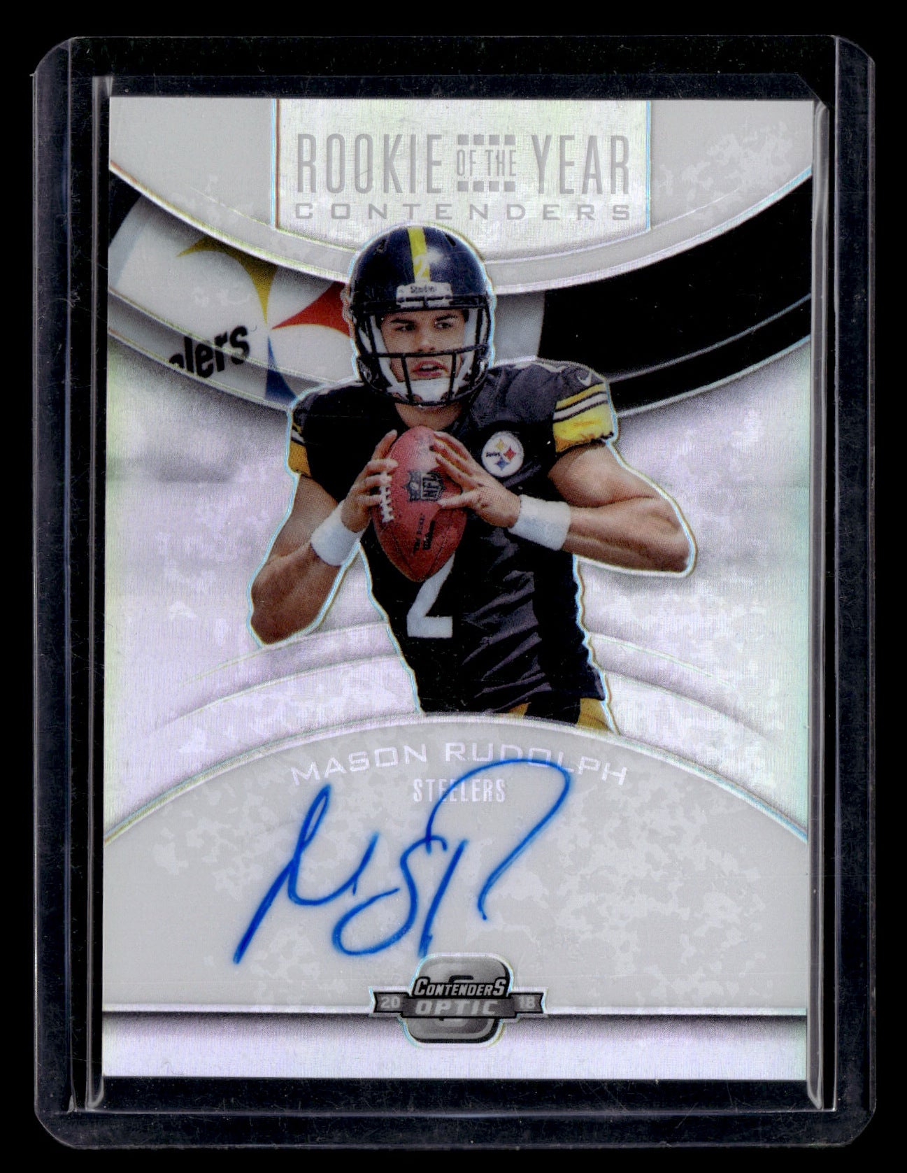 Mason Rudolph 2018 Contenders Optic #RYA-MR Rookie of the Year Autographs AU