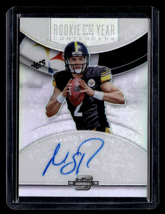 Mason Rudolph 2018 Contenders Optic #RYA-MR Rookie of the Year Autographs AU