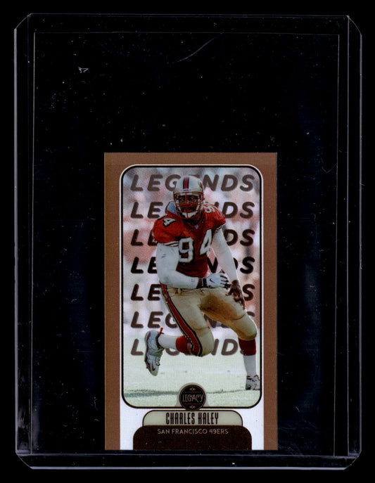 Charles Haley 2021 Panini Legacy #121 Premium Edition Mini Bronze #/100 SN