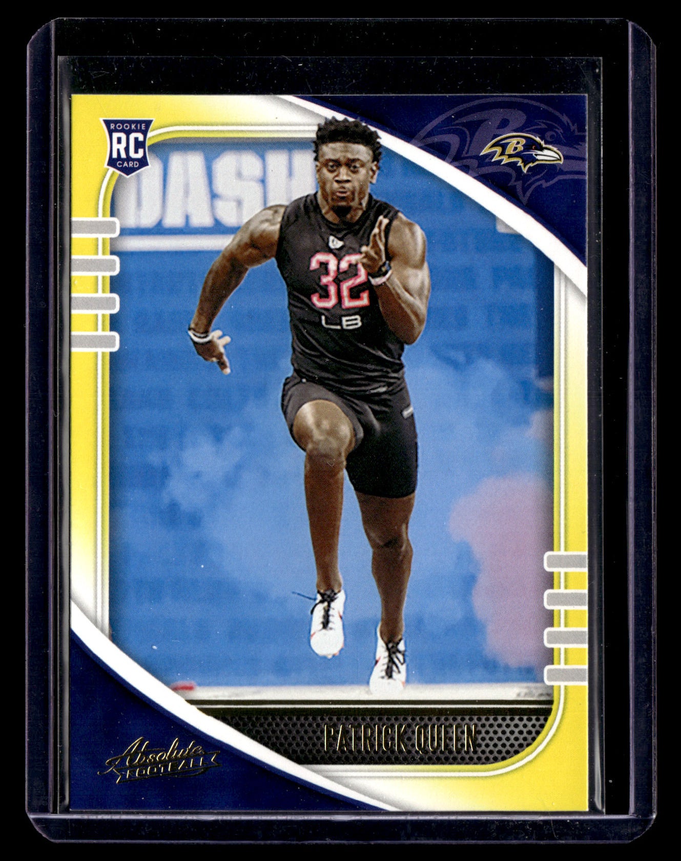 Patrick Queen 2020 Panini Absolute #185 Yellow Rookie
