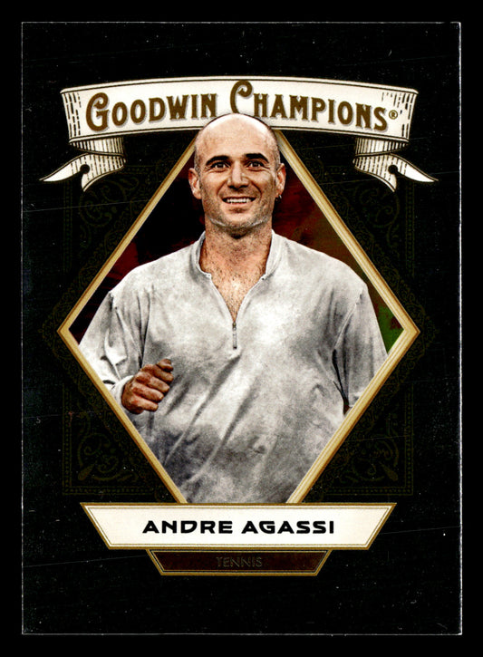 Andre Agassi 2025 Upper Deck Goodwin Champions #8 Silver Foil